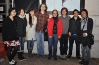 Gli studenti del Collegio del Mondo Unito dell'Adriatico, della Giuria Mundo Latino, con al centro la coordinatrice Susana Lopez-Ruesga